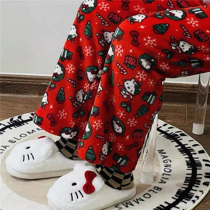 Hello Kitty Christmas Fluffy Pants