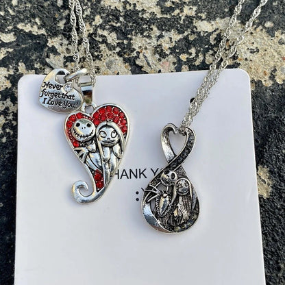 Sally & Jack Skellington Couple Necklace (2 PCs)