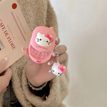 Pink Hello Kitty Cellphone AirPod Case