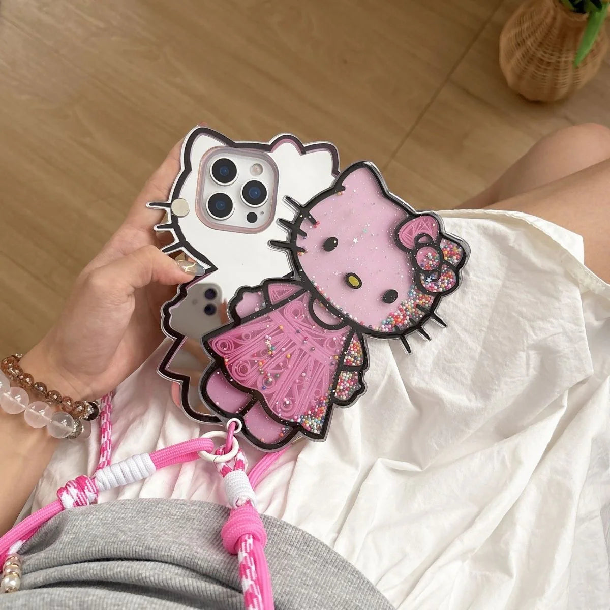 Hello Kitty Kawaii 3D Dream Crossbody Phone Case