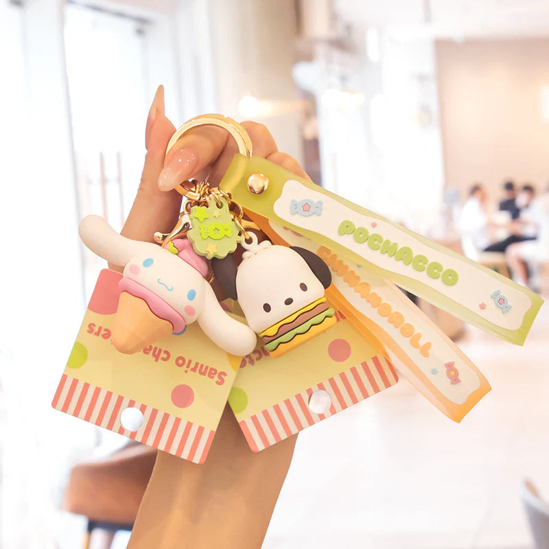 Sanrio Snack-Themed Keychain
