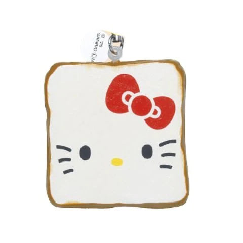 Sanrio Characters Toast Bread Plush Keychain Blind Box