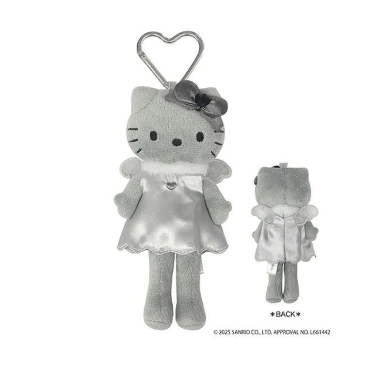 Hello Kitty Dark Angel Plushie Keychain