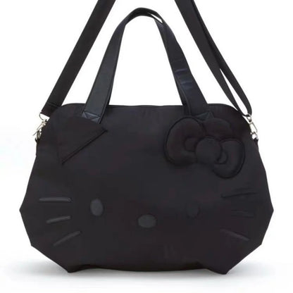 Hello Kitty Waterproof Black Large Travel Tote Bag