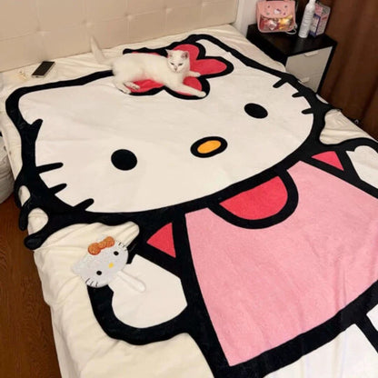 Hello Kitty Figure Blanket