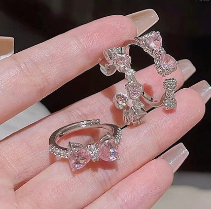 Hello Kitty Pink Bow Promise Ring