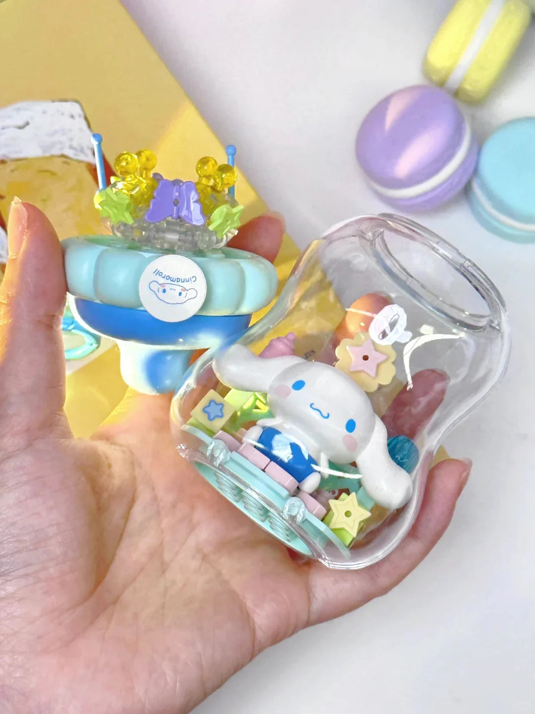 Sanrio Characters Baby Bottle Building Blocks Blind Box Keychain