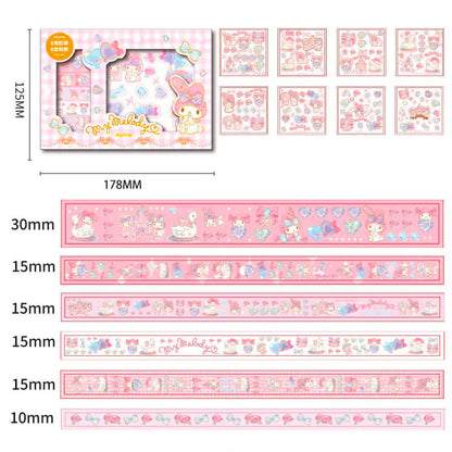 Sanrio Washi Tapes & Stickers Gift Set