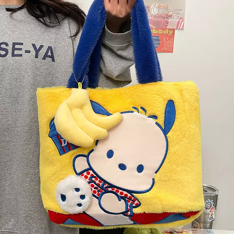 Pochacco Limited Edition Plush Tote Bag