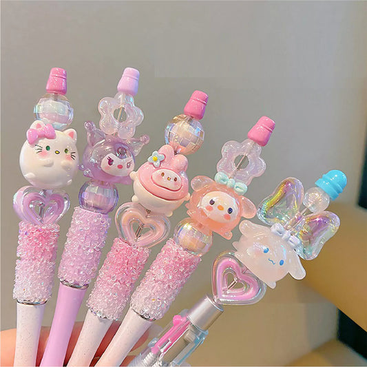 Handmade Glittering Sanrio Characters Ballpoint Pen