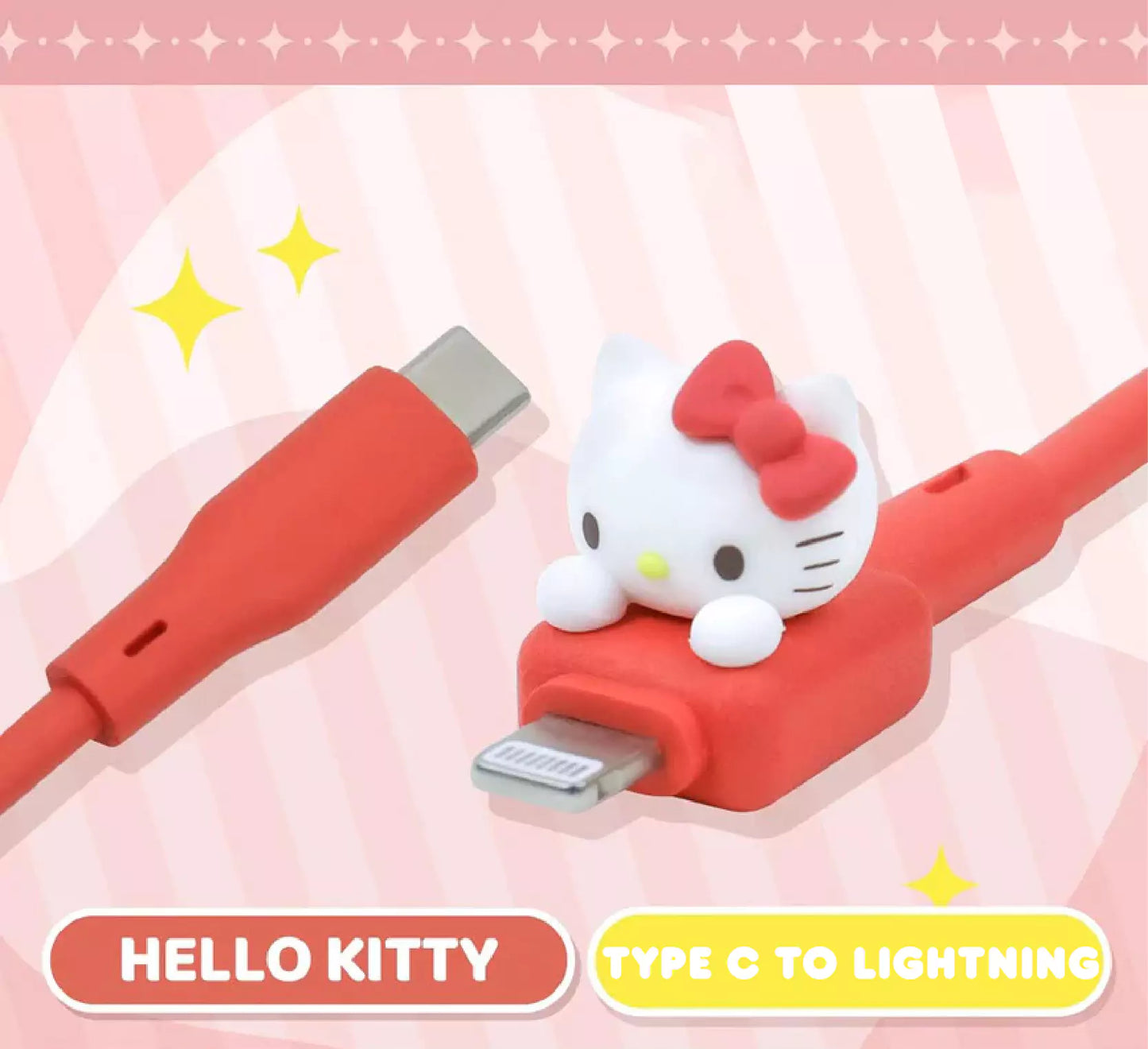 Sanrio Character Charging Cable (1m, MFi Certified)