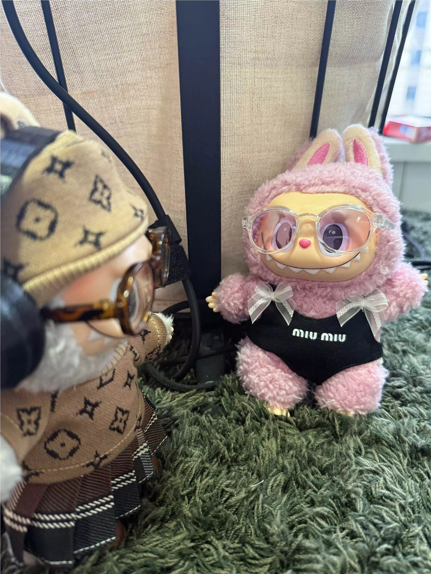 Headset Style Labubu Clothes Set