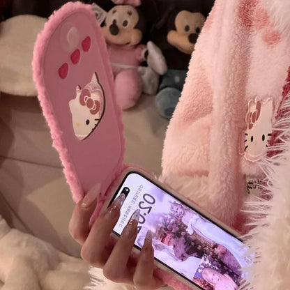 HelloKitty Dreamy Pink Fuzzy Phone Case