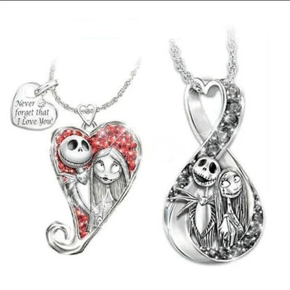 Sally & Jack Skellington Couple Necklace (2 PCs)