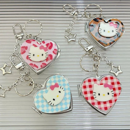 Hello Kitty Heart Mirror Keychain
