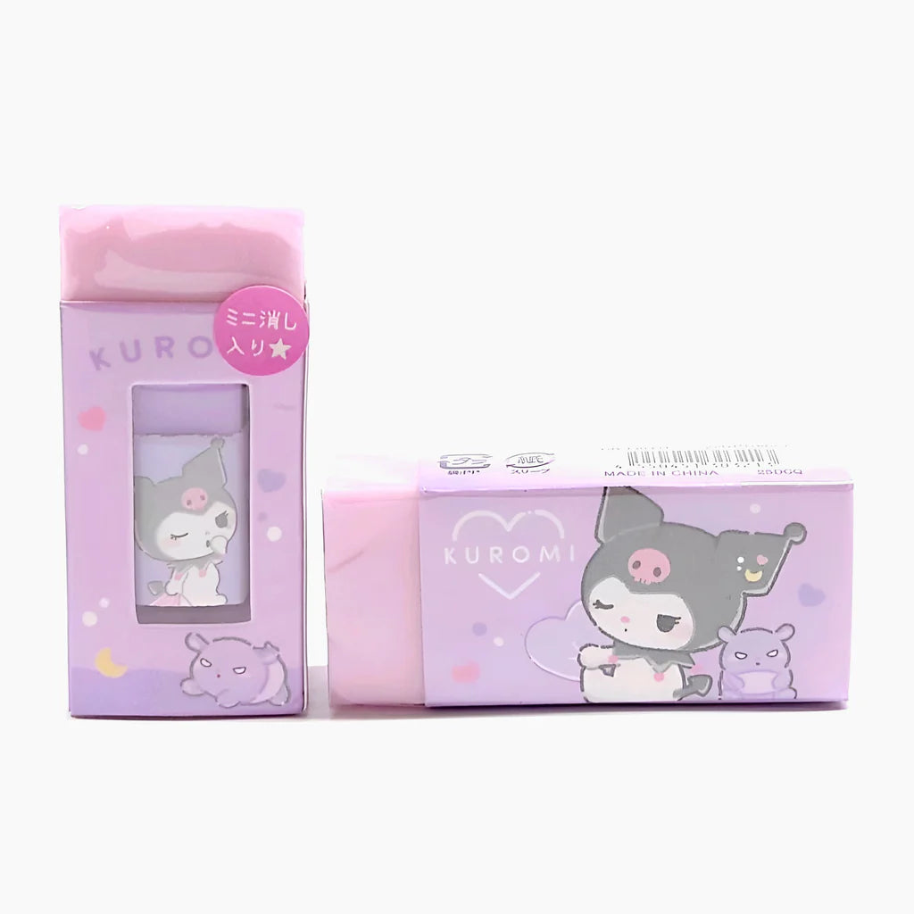 Sanrio & Peanuts Eraser Duo – Big Eraser with Hidden Mini Inside
