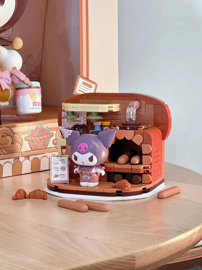 Kuromi Bread Party Figure Building Blocks