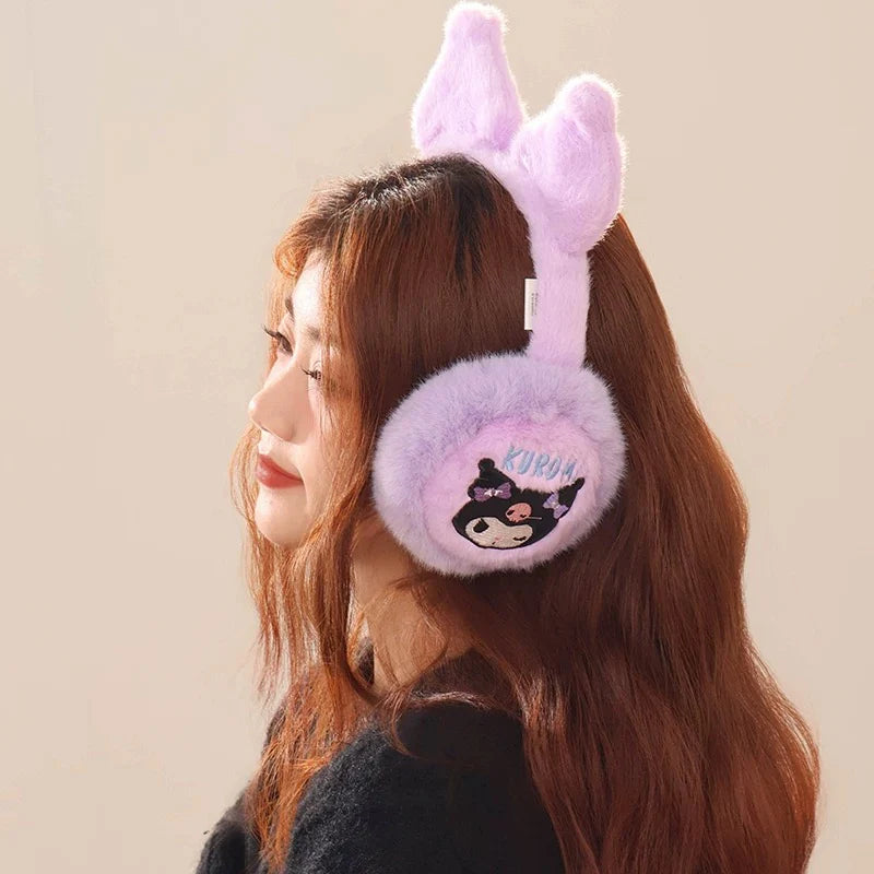 Sanrio Foldable Fluffy Winter Ear Muffs