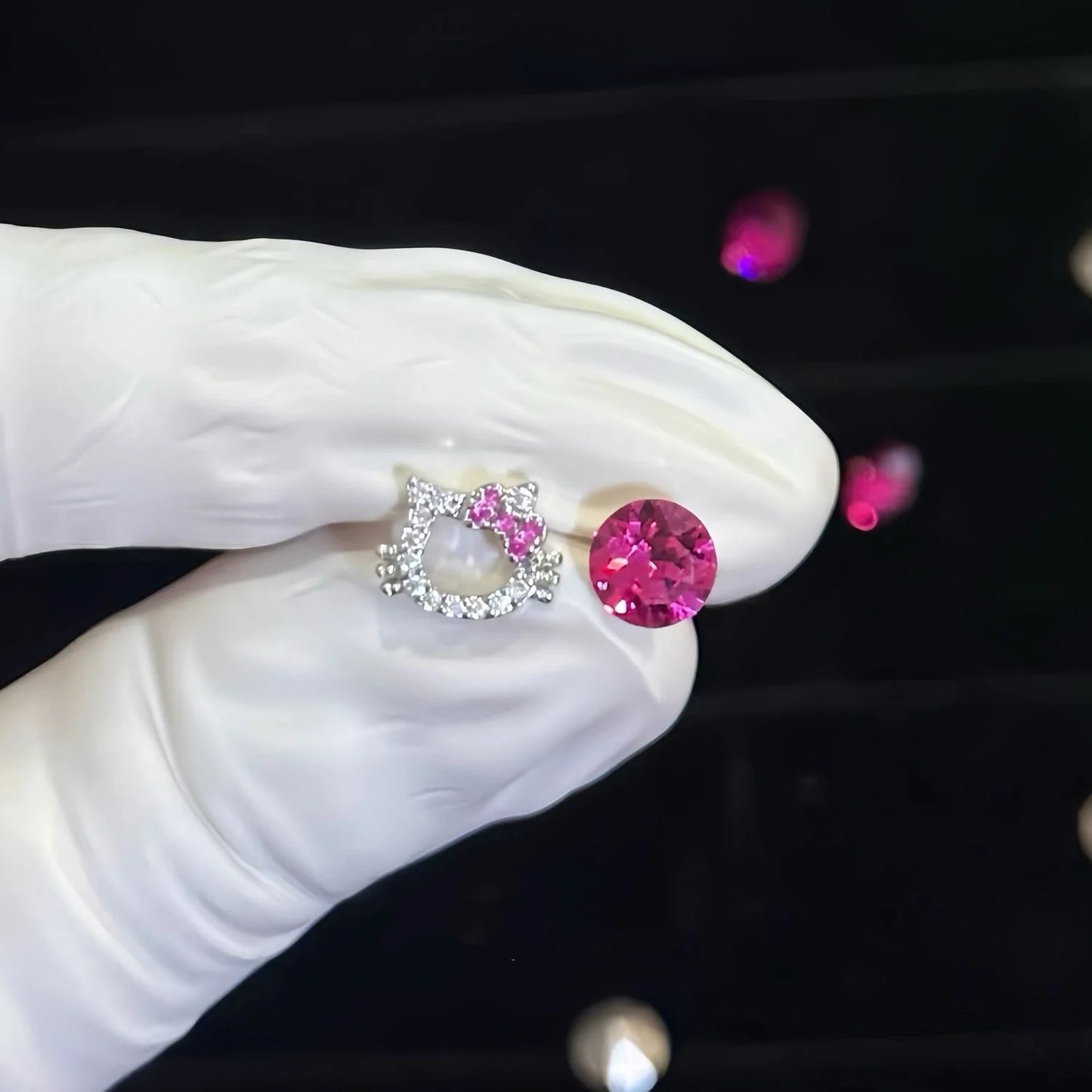 Hello Kitty Sparkle Stud Earrings