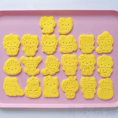Hello Kitty Halloween 3D Biscuit Mould