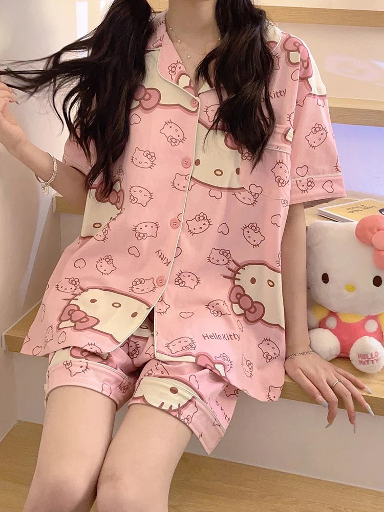 HelloKitty Pink Pajamas Set