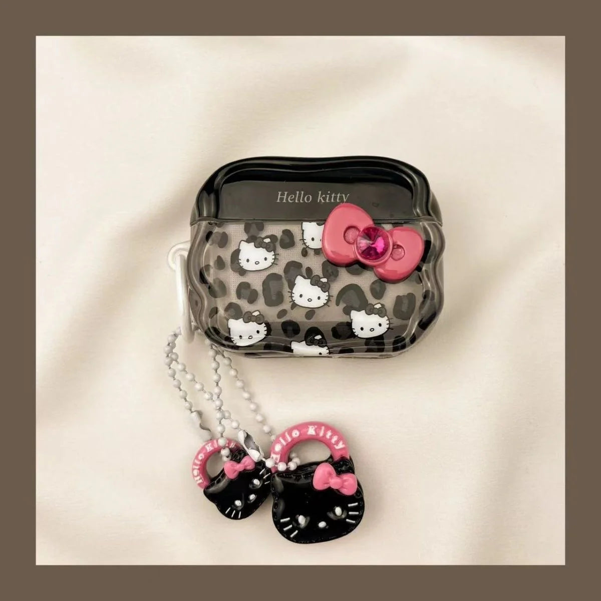 HelloKitty Blackpink AirPods Case with Charm