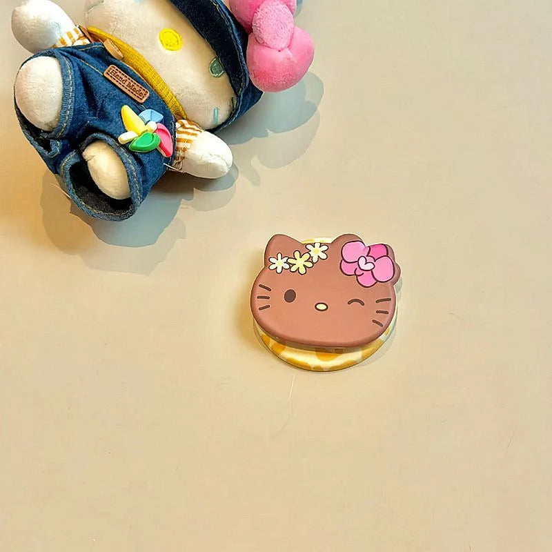 Brownie Hello Kitty Pink Leopard iPhone Case