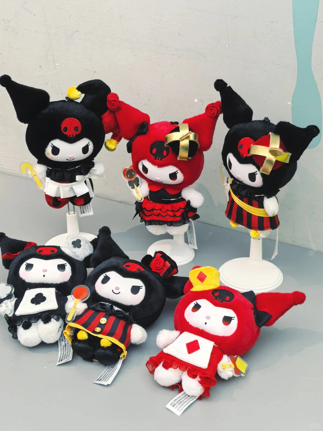 Kuromi Poker Kingdom Plush Doll Limited Edition Gothic Playing Card Blind Box