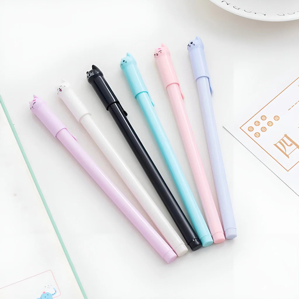 Kawaii Cat Gel Ink Pen