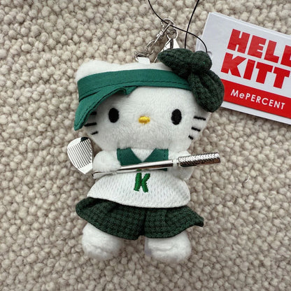 HelloKitty Golf Girl Plush Keychain