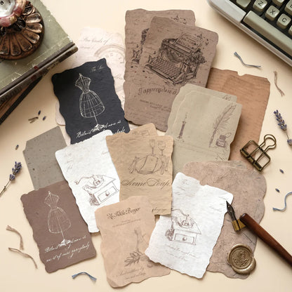 Vintage Botanical Collage Papers