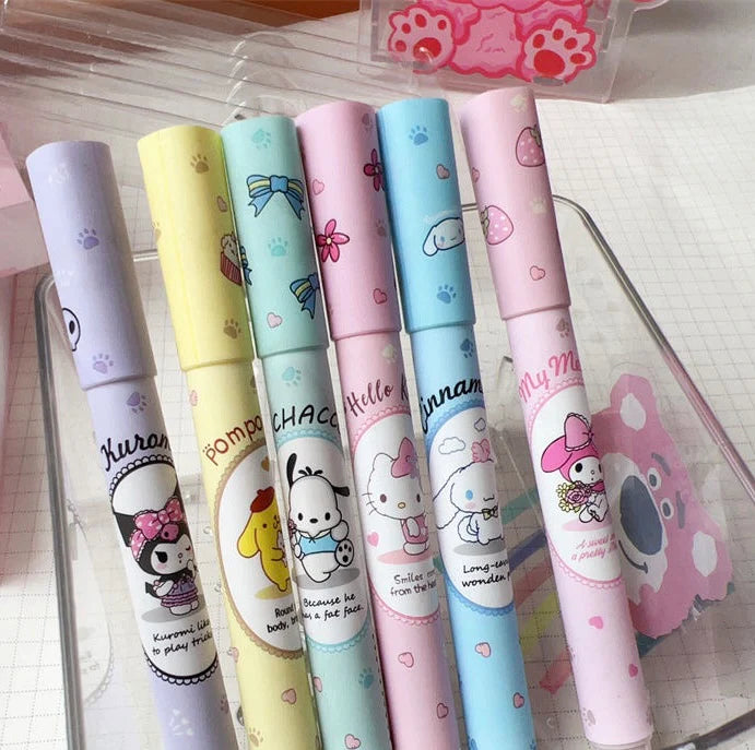 6pcs/set Sanrio Anime Series  Free Shipping Kawaii Pencil