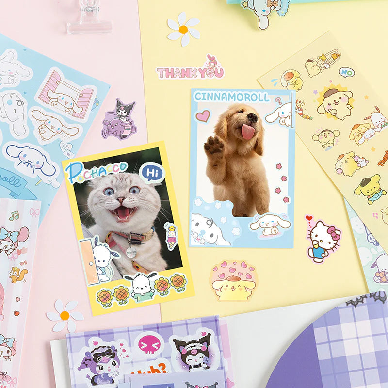 Sanrio Pastel Sticker Pack – DearMyLove Series