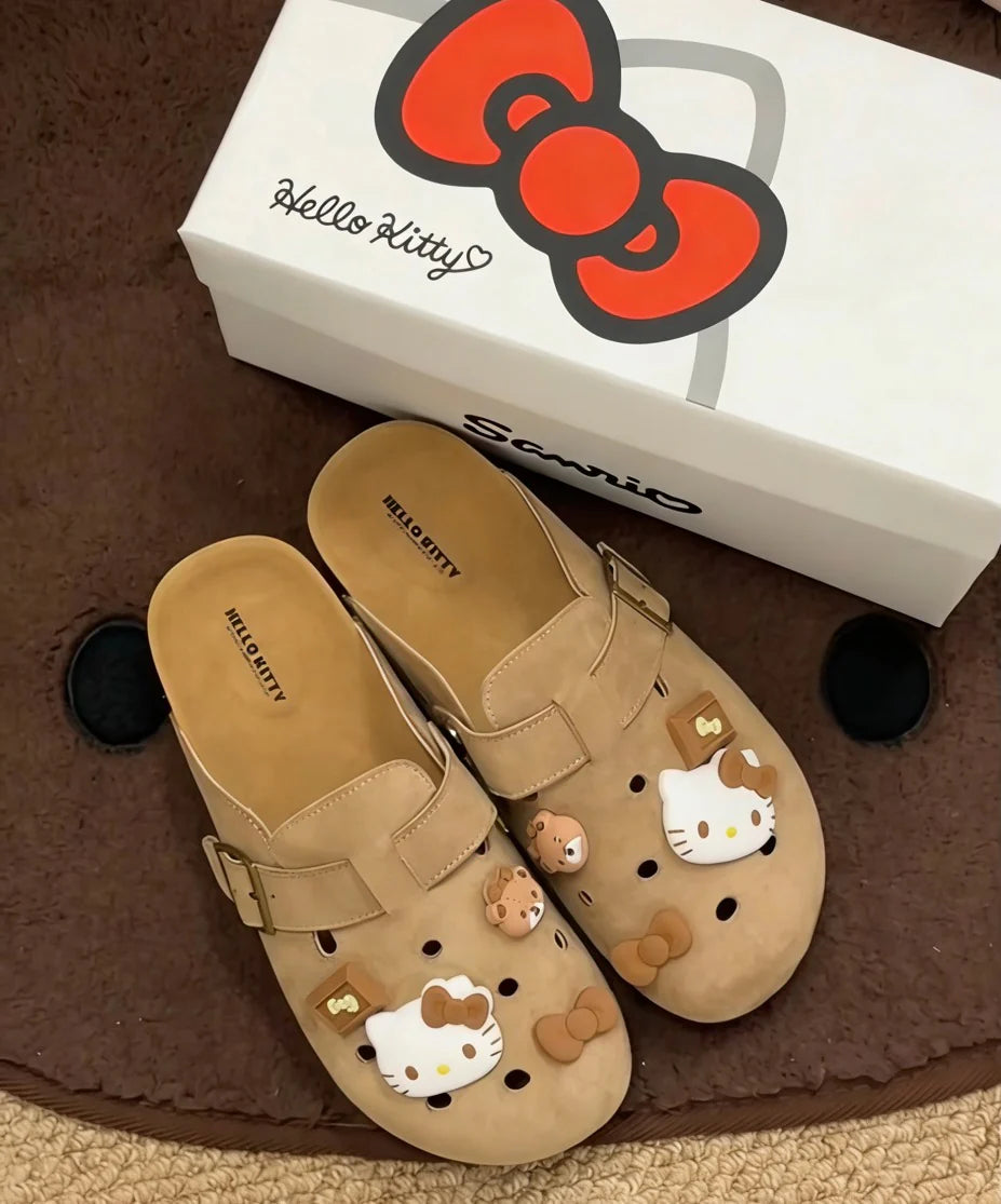 Hello Kitty Suede Soft Footbed Clogs