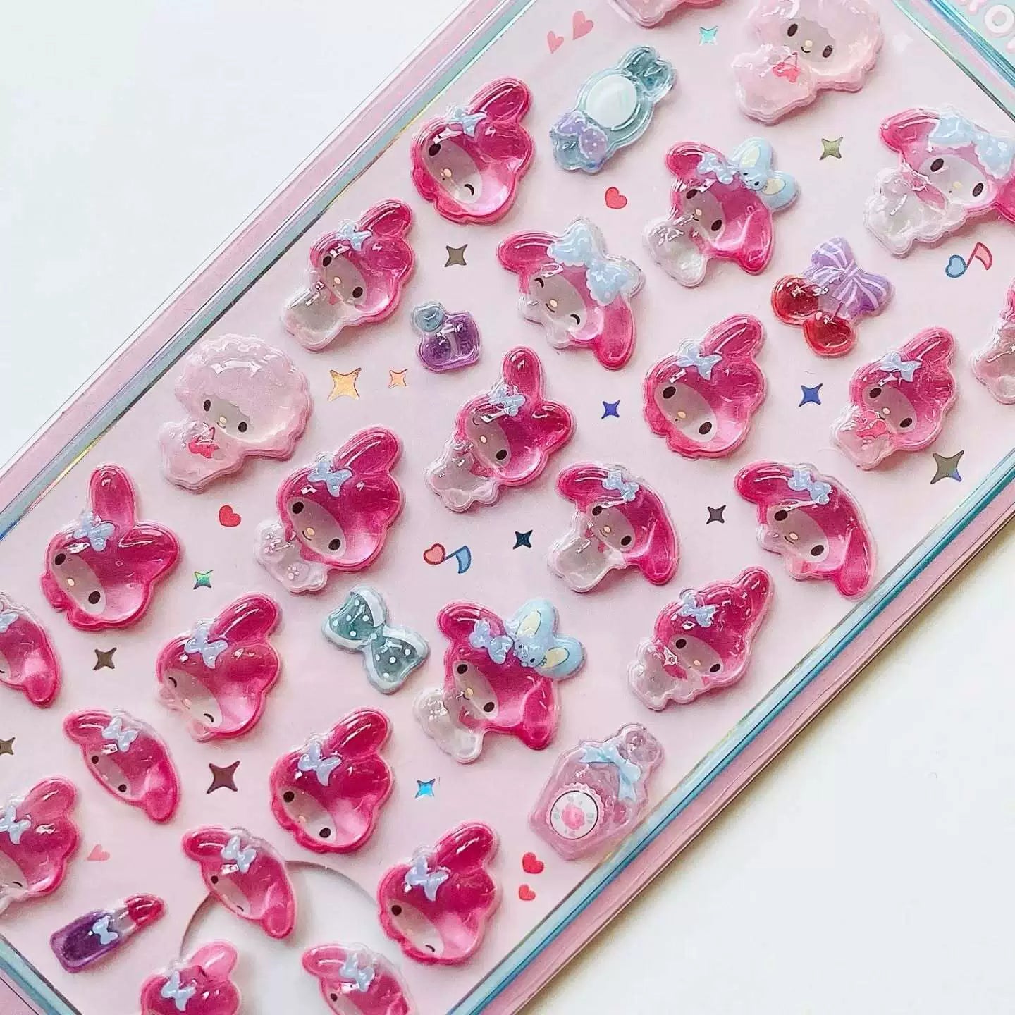 Sanrio Bonbon Drop Crystal 3D Stickers