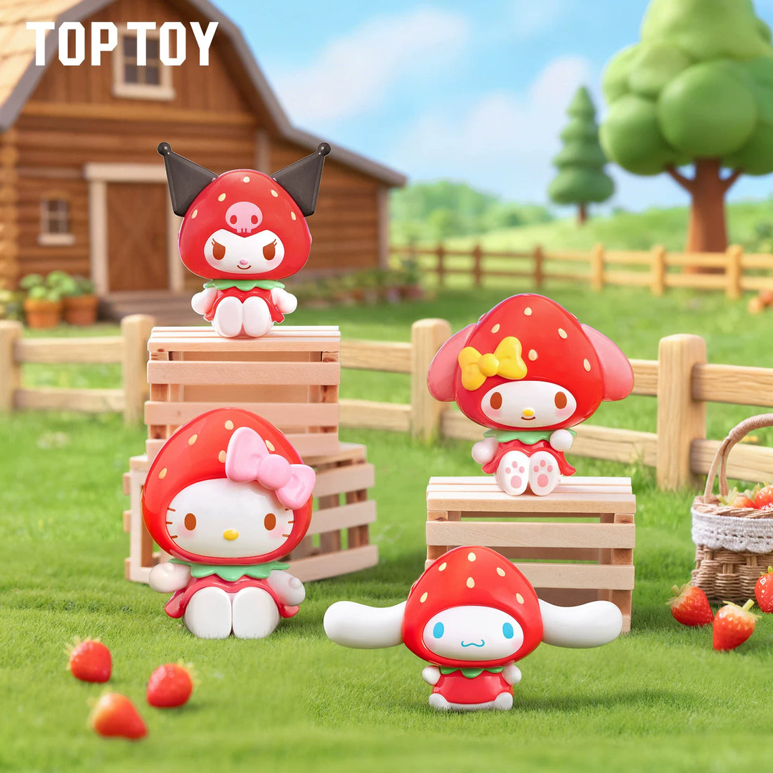 Toptoy Sanrio Strawberry Series Keychain Blind Box – In Kawaii Shop