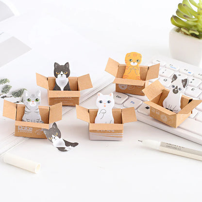 Kitty Peek-a-Box Sticky Notes
