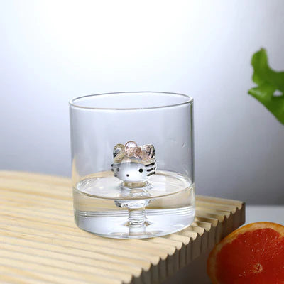 Hello Kitty 3D Glass Cup
