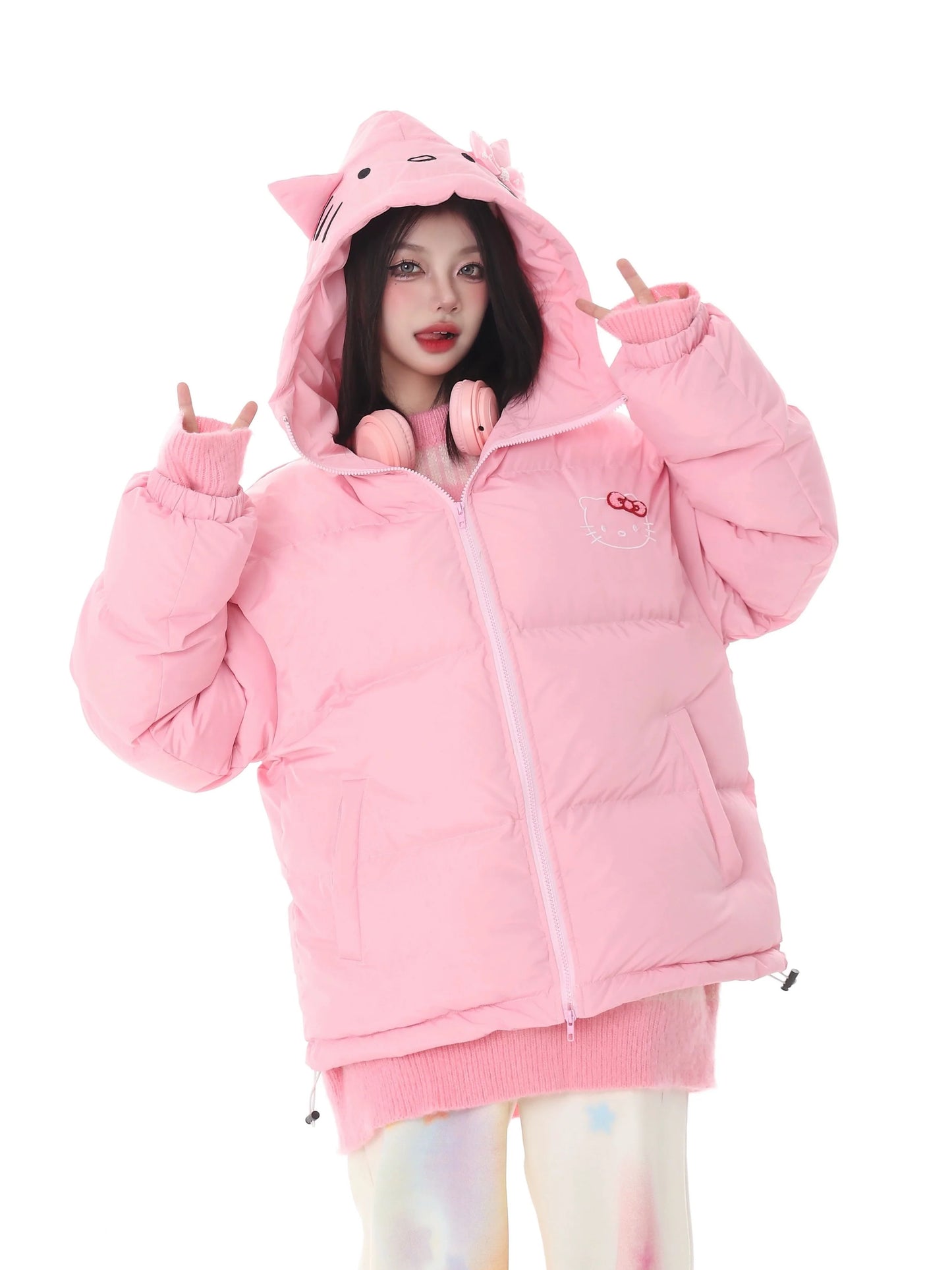 Hello Kitty Puffer Jacket – In Kawaii Shop