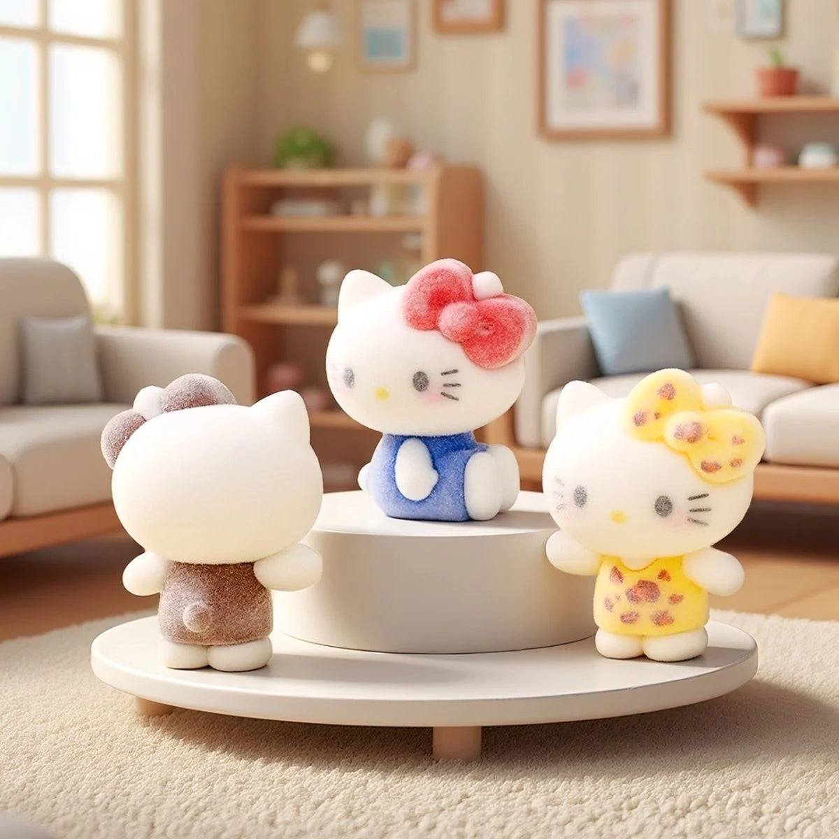 Hello Kitty 3D Decorative Figurine 10 Pic Set