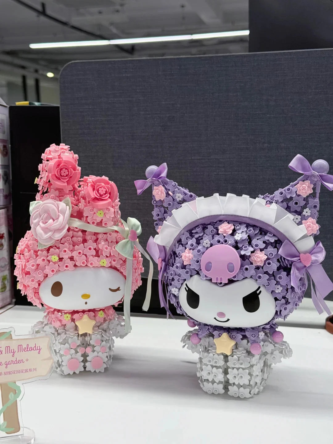 My Melody & Kuromi Floral Crystal Figures Building Blocks – In