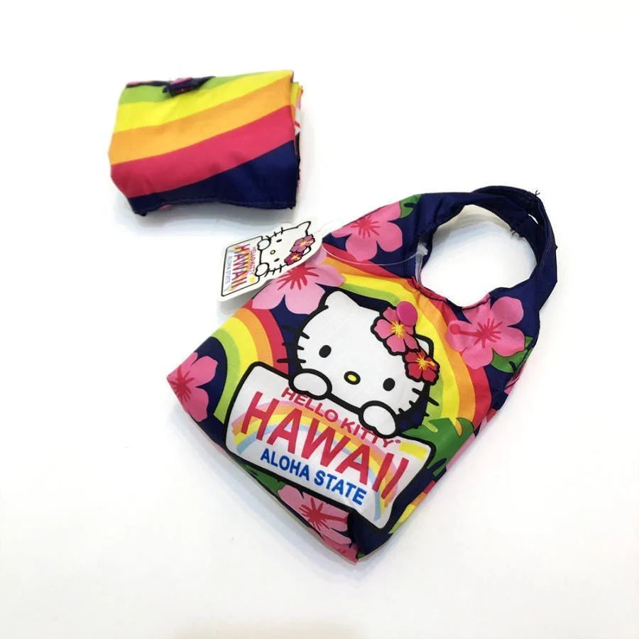 Aloha Hello Kitty Hawaii Foldable Reusable Tote Bag