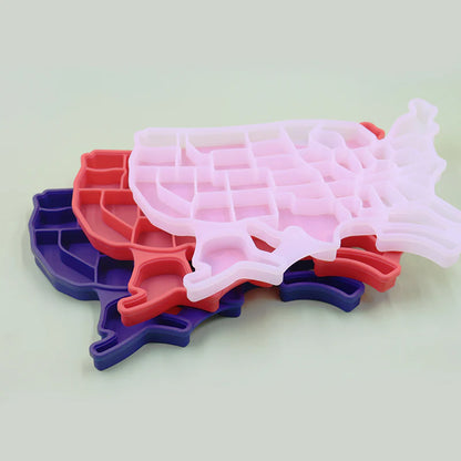 Creative Map Of America Ice Cube Ice Mold