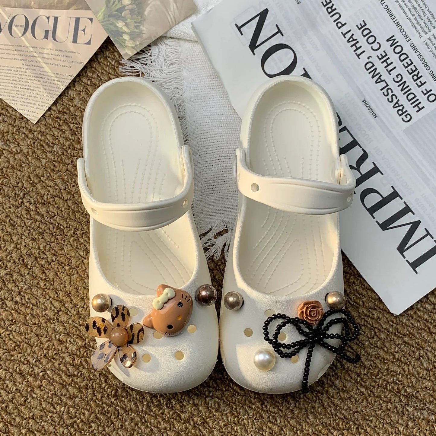 Customizable Crocs-Style Clogs Summer Beach Shoes