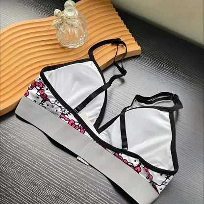 Hello Kitty x CK Style Triangle Bralette & Panty Set