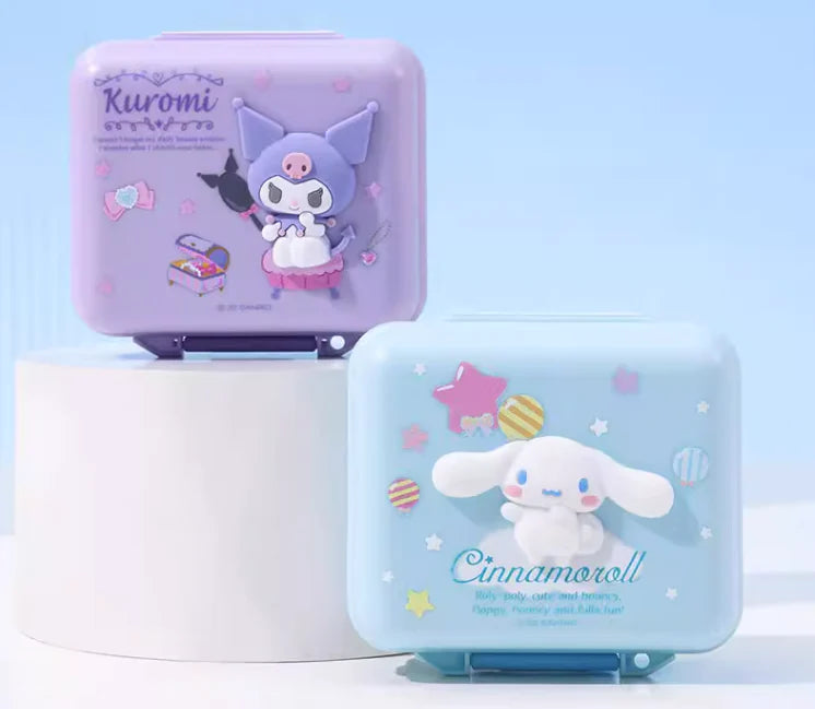 Kuromi / Cinnamoroll Compact Pill box