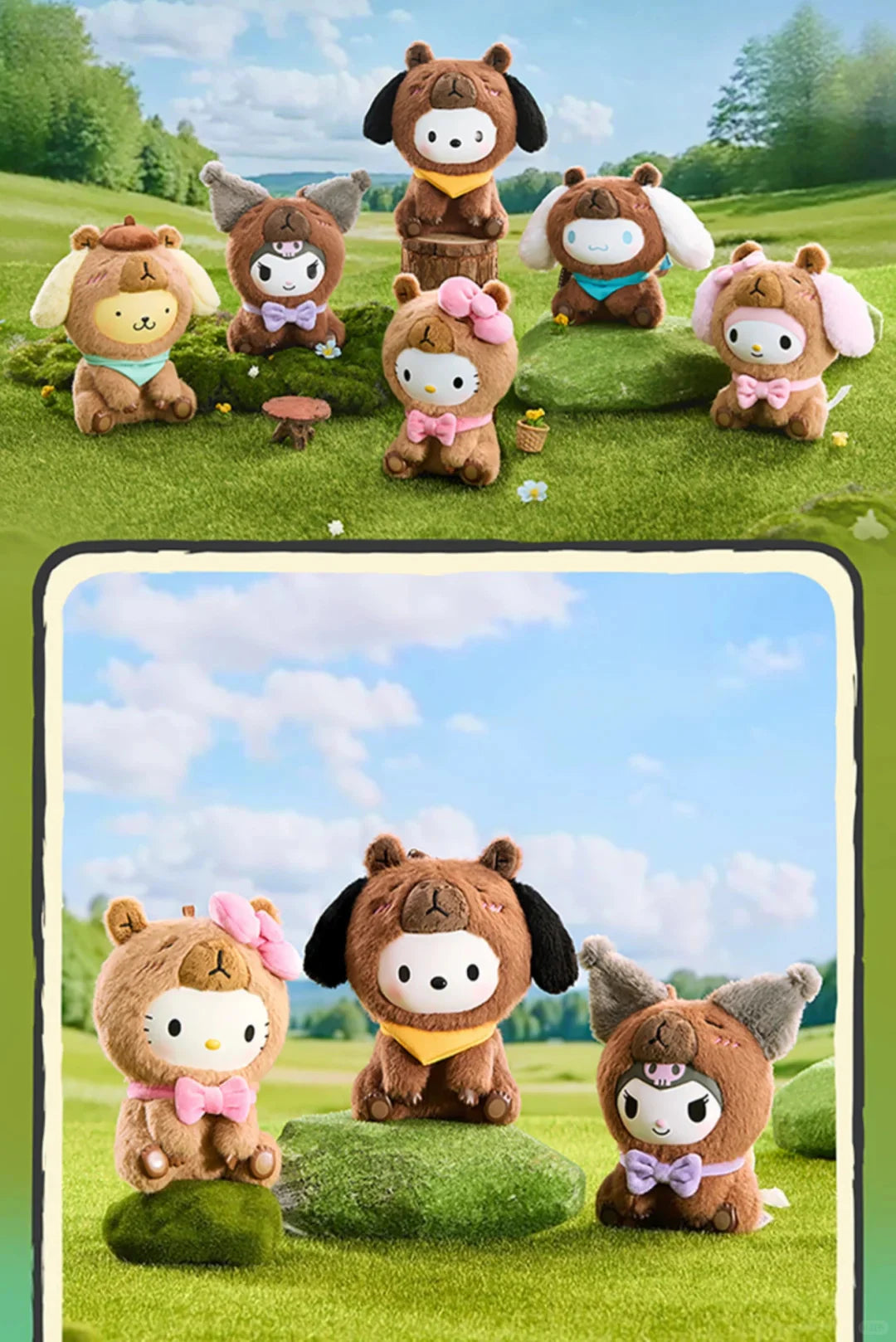 Sanrio Zen Forest  Capybara Plush Blind Box