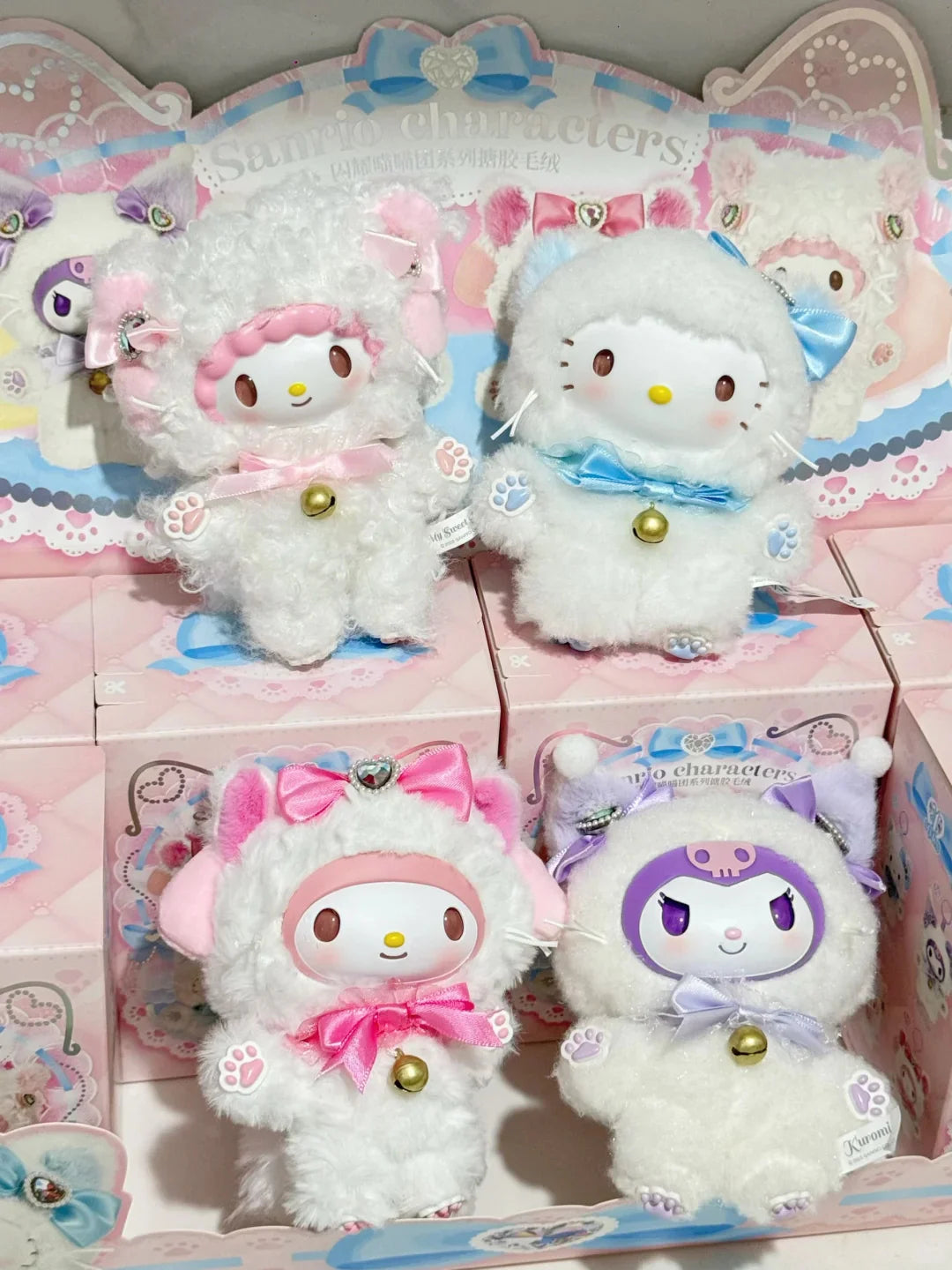 Sanrio Pastel Kitten Fluffy Plush Blind Box Series