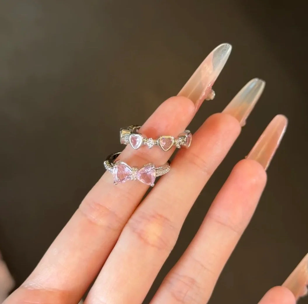 Hello Kitty Pink Bow Promise Ring