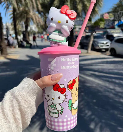 Hello Kitty x Butterbear Straw Cup